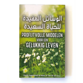 Boek over geluk met profijtvolle middelen voor een gelukkige leven